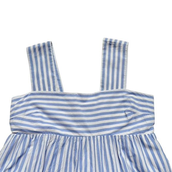 Anthropologie The Helena Square Neck Babydoll Midi Dress Sz LP - Picture 7 of 9